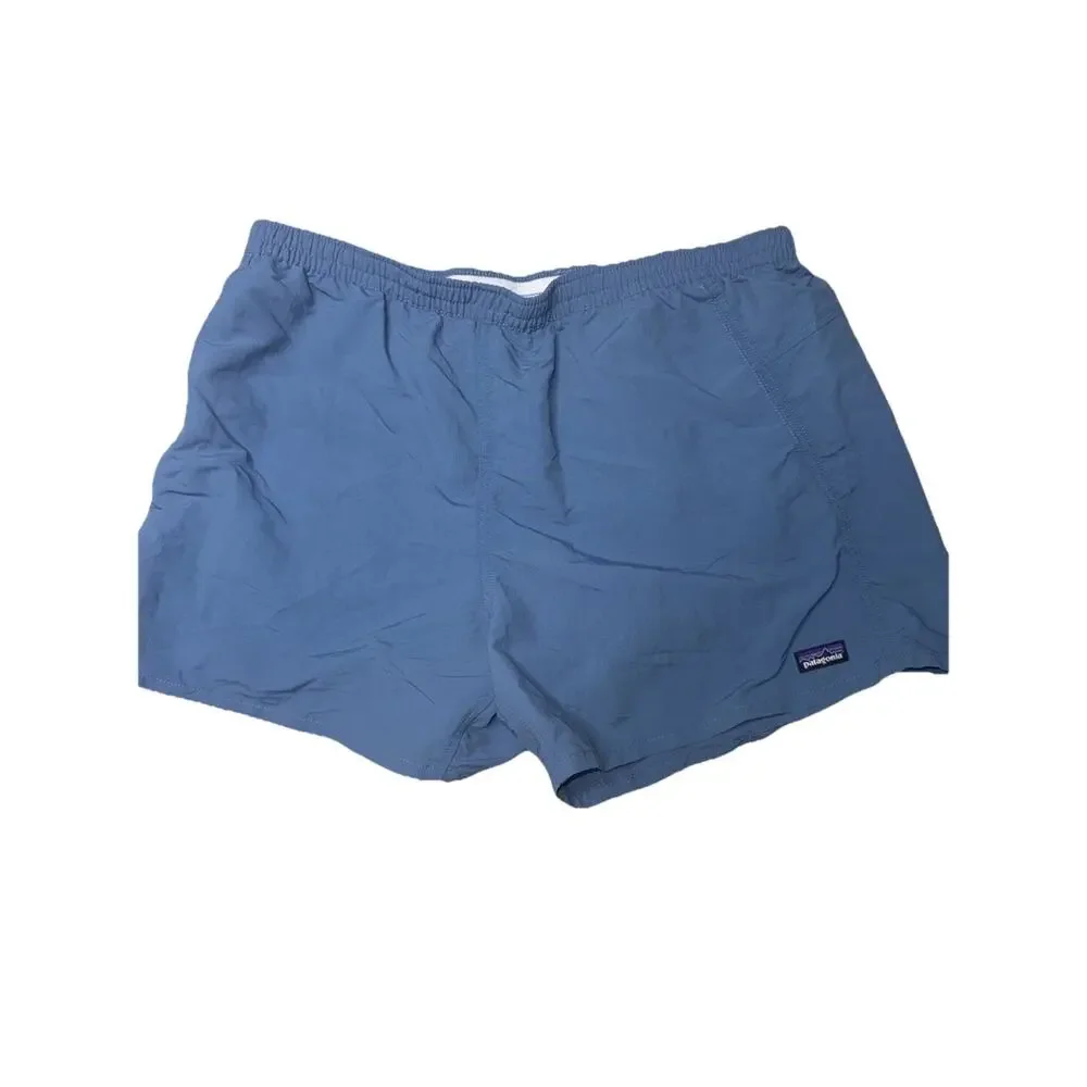 Patagonia Pigeon Blue Baggies Activewear Athletic Shorts Women's Size XL (m28)